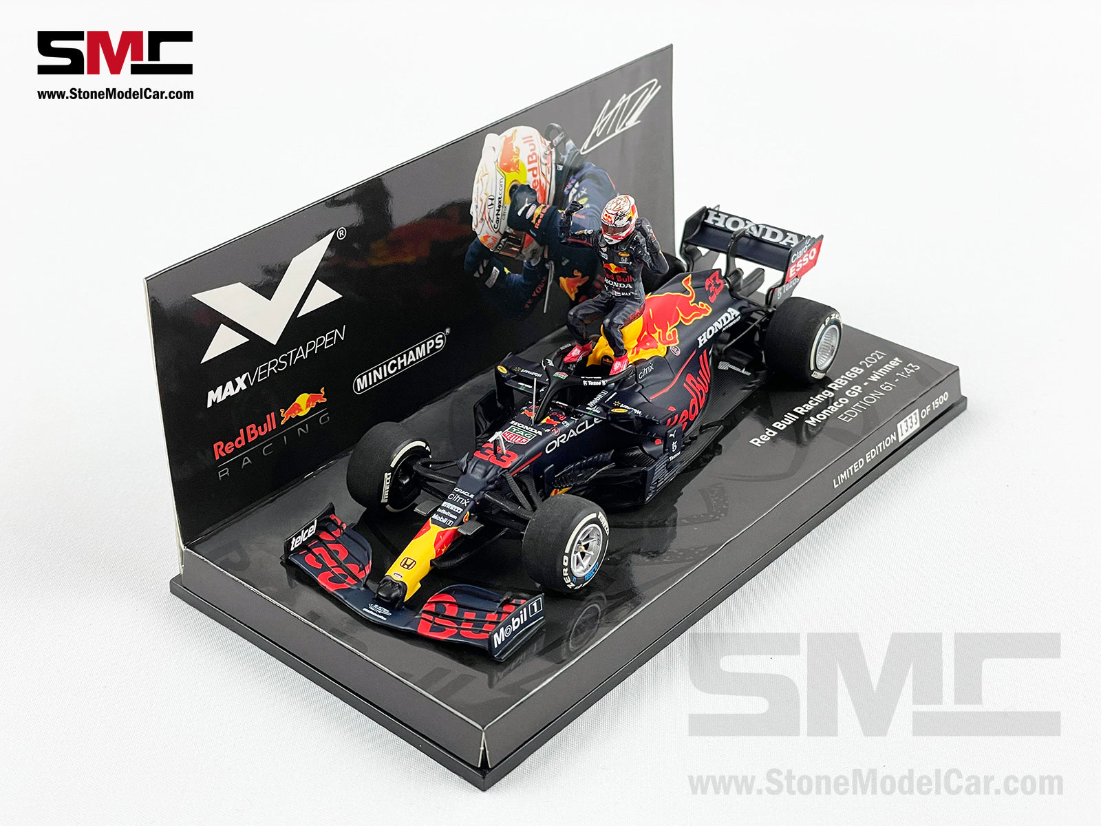 2021 F1 World Champion #33 Max Verstappen Red Bull RB16B Monaco GP