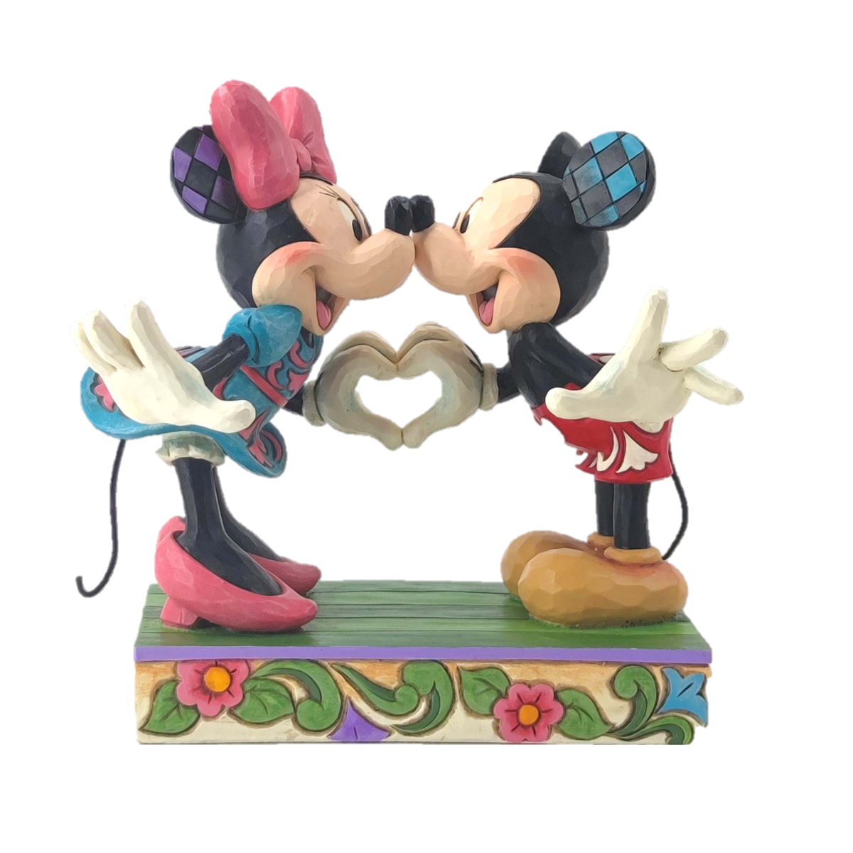 Jim Shore Gold Crown Exclusive Disney Traditions Mickey & Minnie A