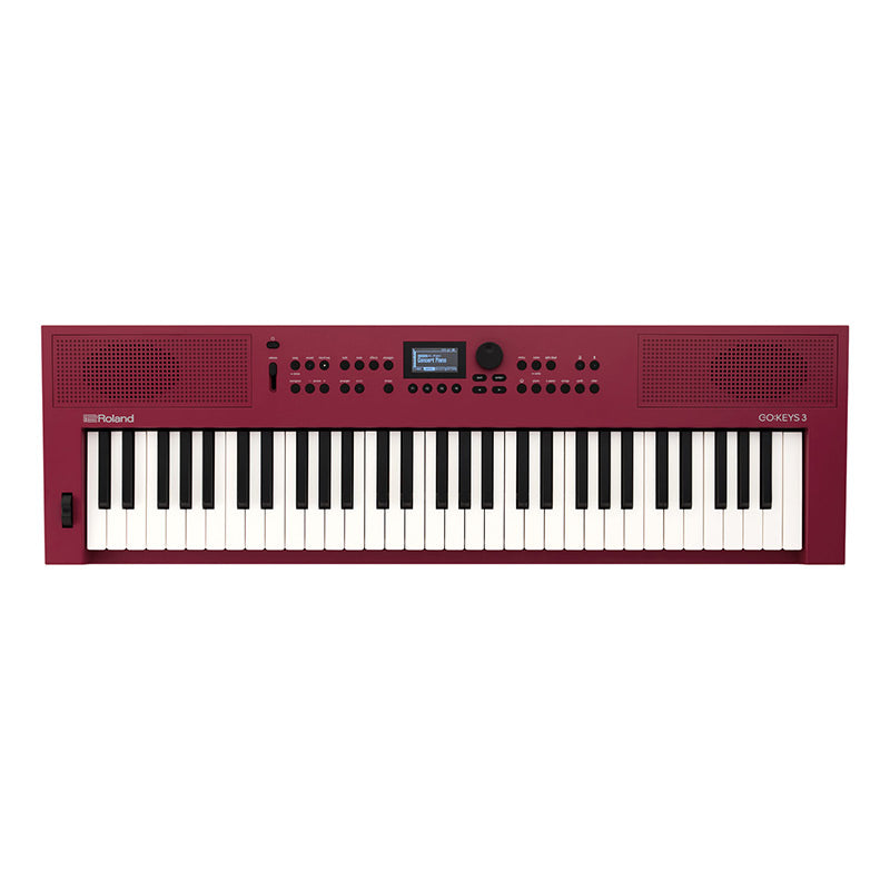 Roland GO:KEYS 3 Music Creation Keyboard - Dark Red – Strait Music