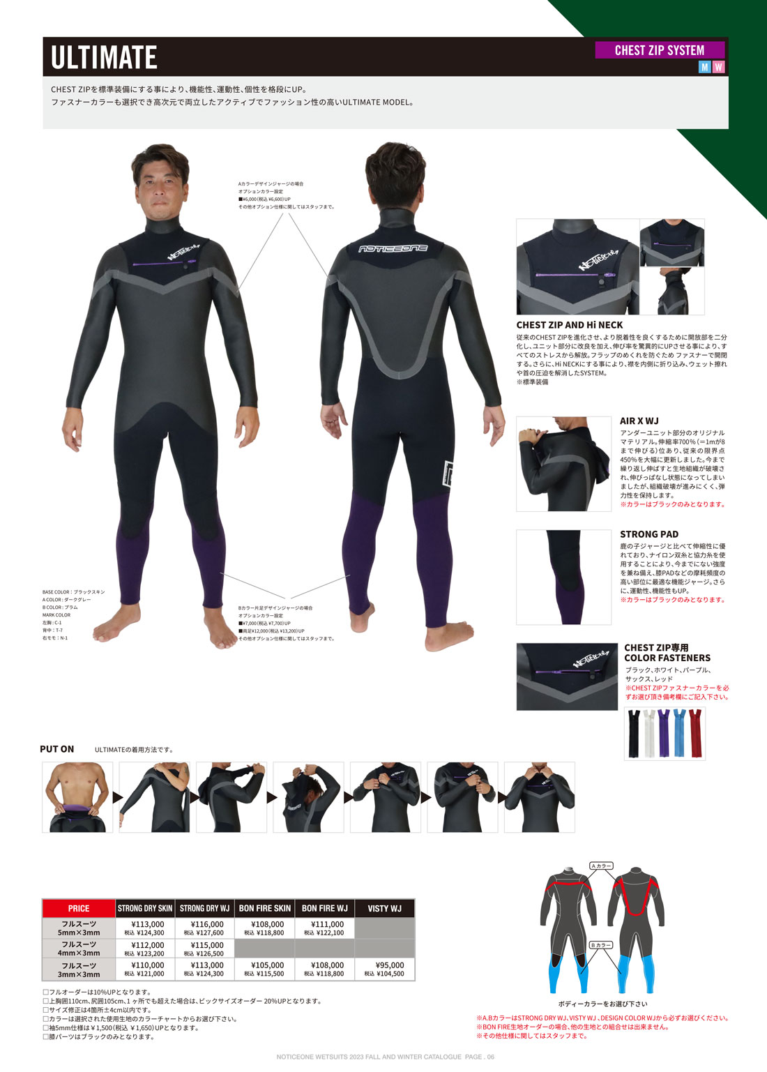 サーフィン・ボディボード NOTICEONE WETSUITS サーフィン・ボディ