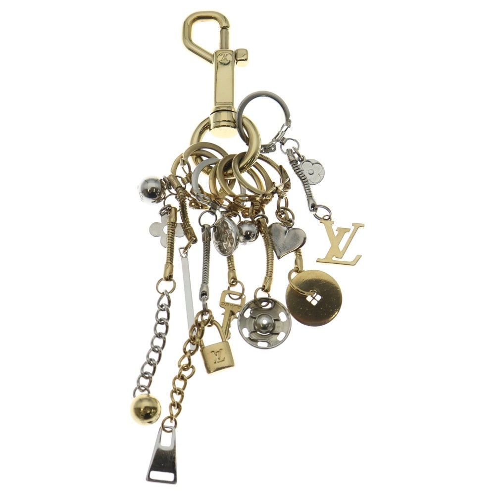 LOUIS VUITTON(ルイヴィトン) 8連チャーム キーホルダー ゴールド