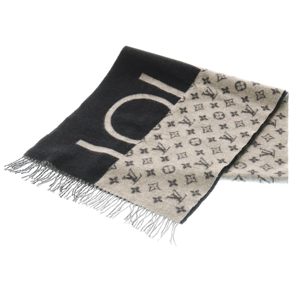 LOUIS VUITTON(ルイヴィトン) モノグラム カシミヤ マフラー グレー