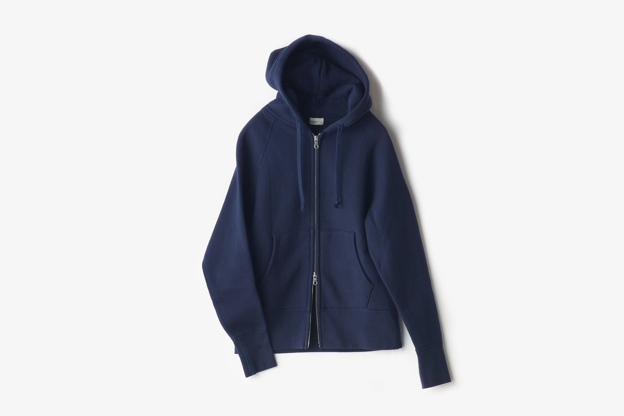 裏起毛ラグランジップパーカー｜yohaku