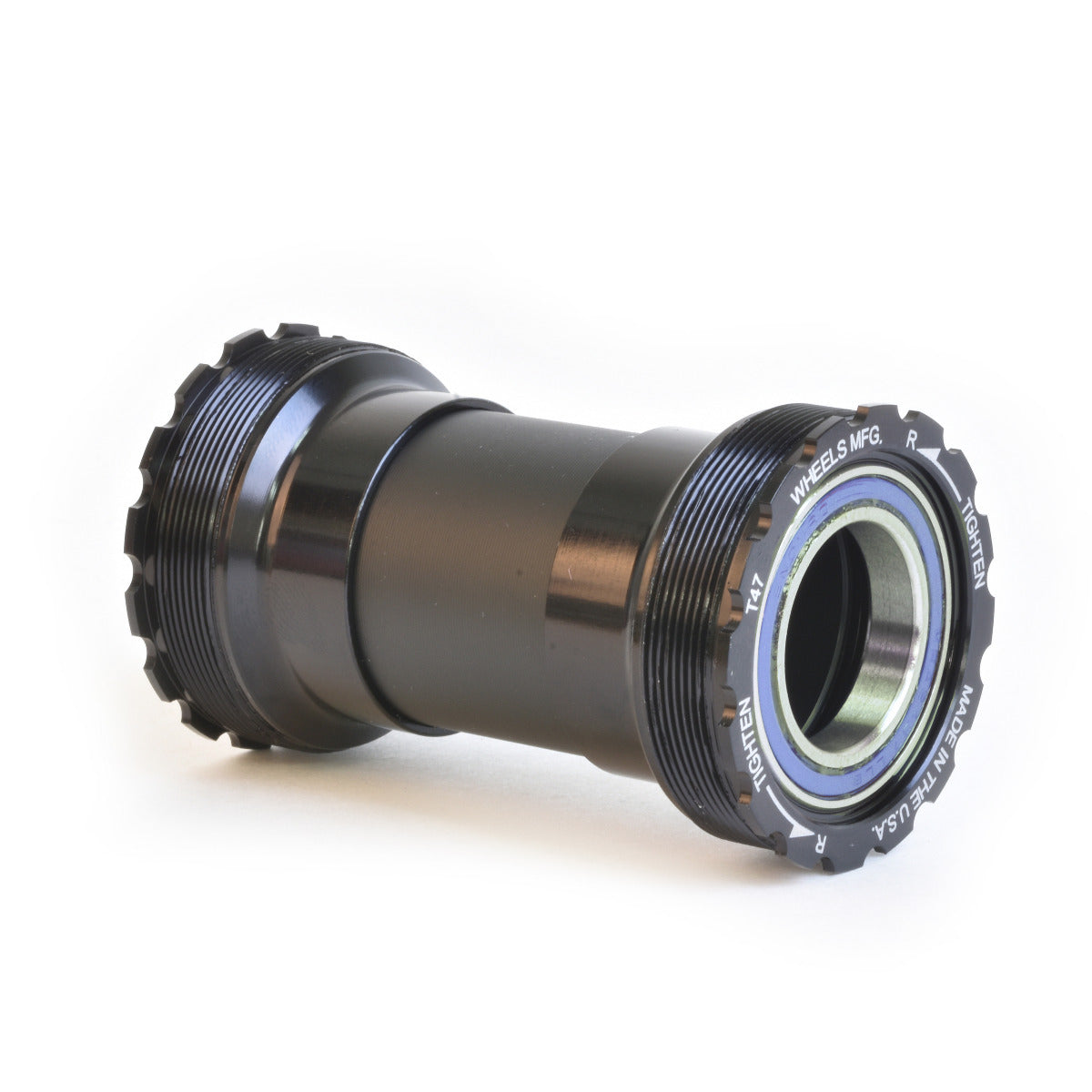 T47 ABEC-3 BB for 24/22mm (SRAM) Cranks - Black - Wheels Mfg