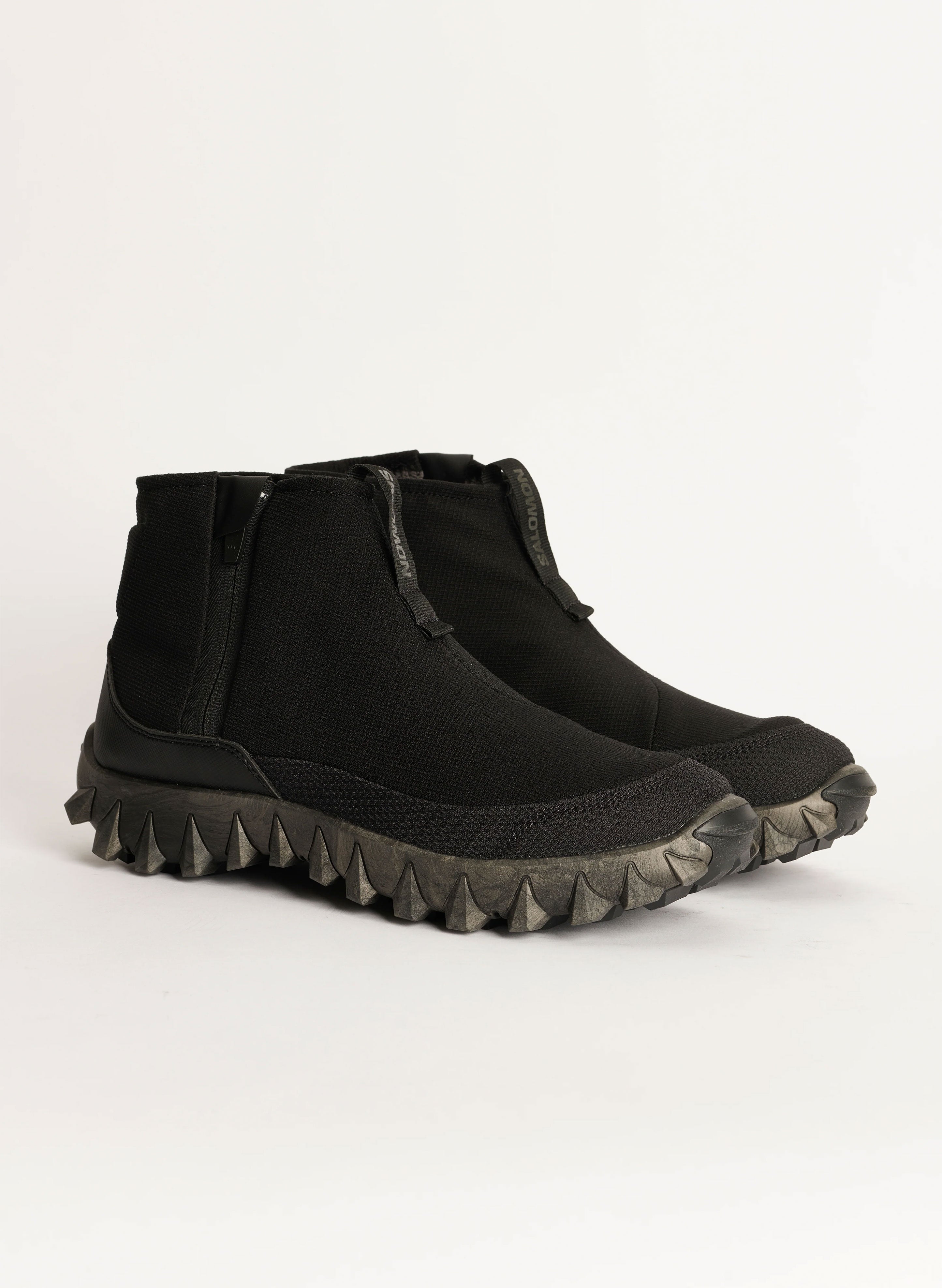 SUP-256) SALOMON SNOWCLOG MID - BLACK – WOODBLOCK
