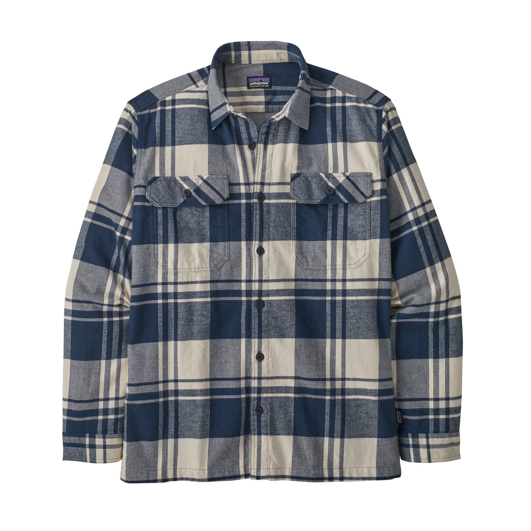 Men's Long-Sleeved Organic Cotton Midweight Fjord Flannel Shirt
