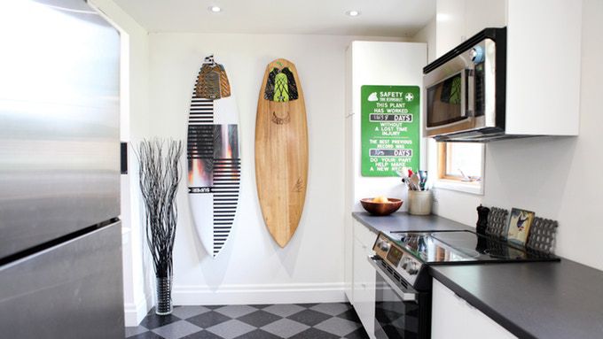 大きいSURF サーフ LEDライト 一点物 サーフィン インテリア