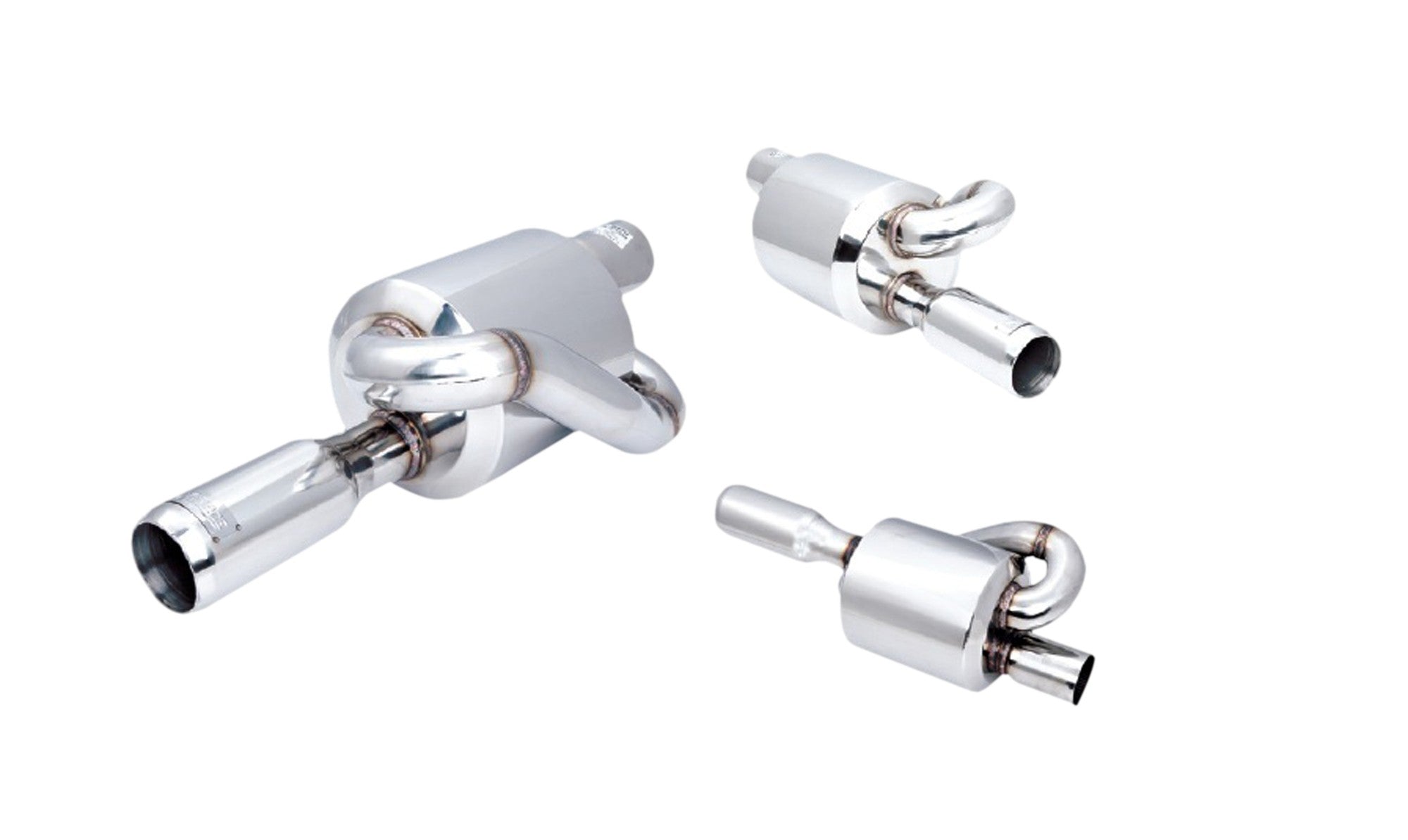 Twin Loop Round Muffler With 3.5