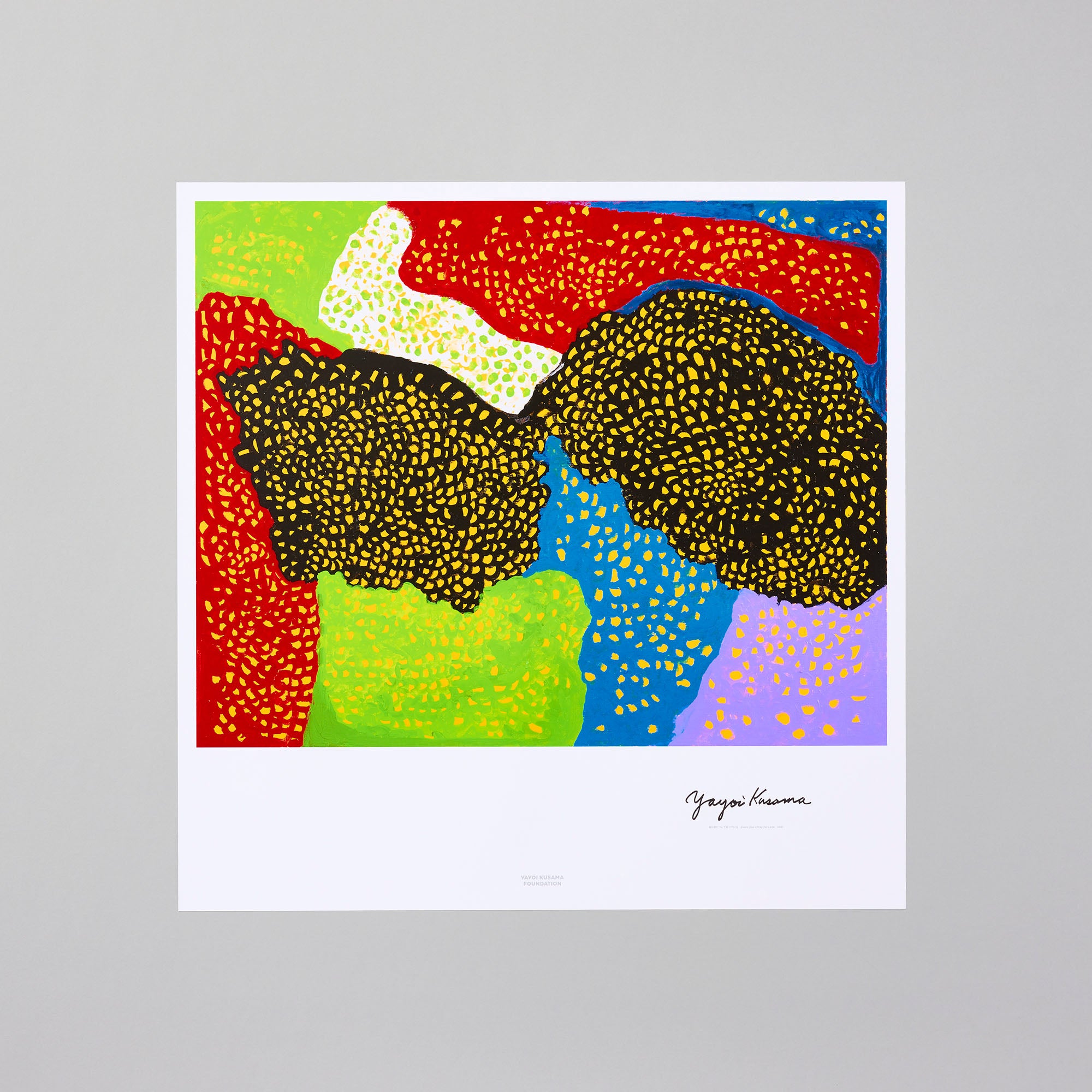 Art Poster EVERY DAY I PRAY FOR LOVE ｜Yayoi Kusama Official Art