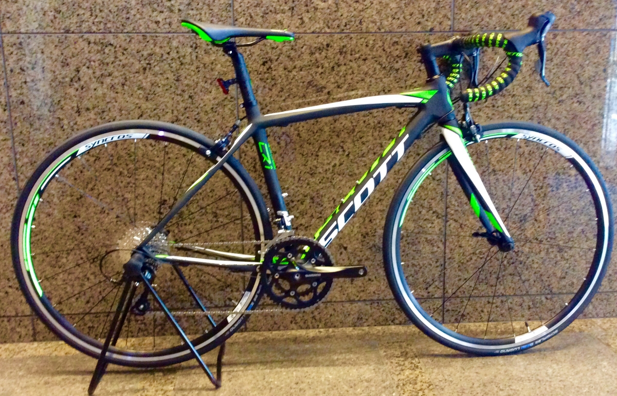 SCOTT cr1 30ロードバイク 黒/緑 SCOTT cr1 30ロードバイク 黒/緑 楽天