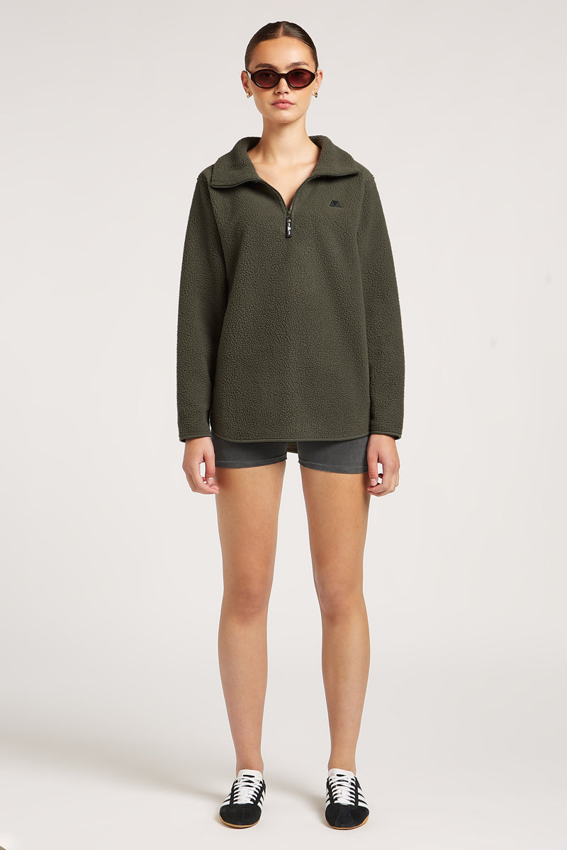 LENNOX Half-Zip Hunter Green – 4TH ARQ