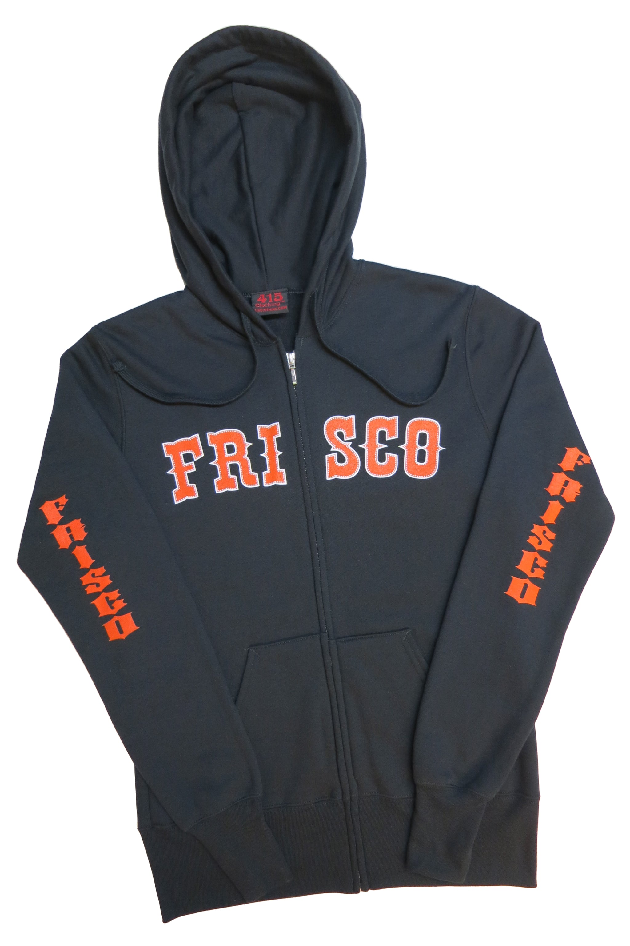 Frisco 415 Ladies Hooded Zipper Sweatshirt - 415 Clothing, Inc.