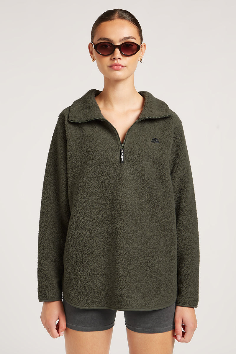 LENNOX Half-Zip Hunter Green – 4TH ARQ
