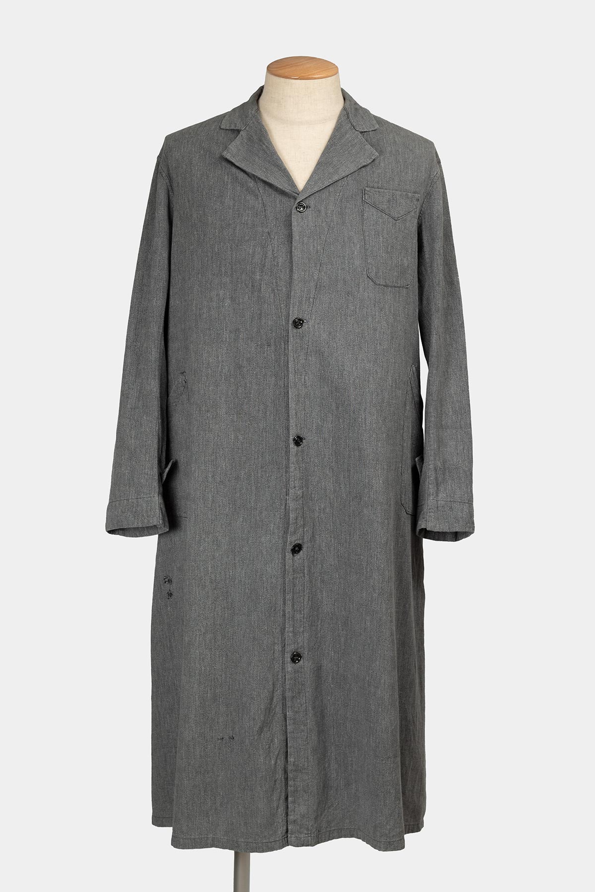 在庫限り】50s Black Chambray Atelier Coat | ヨーロッパ古着の57 Rue