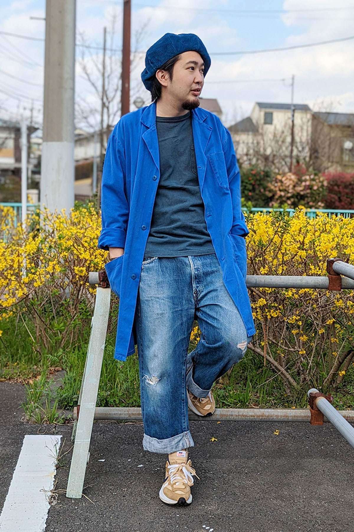 70s フランス ワークコート】ショップコート | 57 Rue de Rome