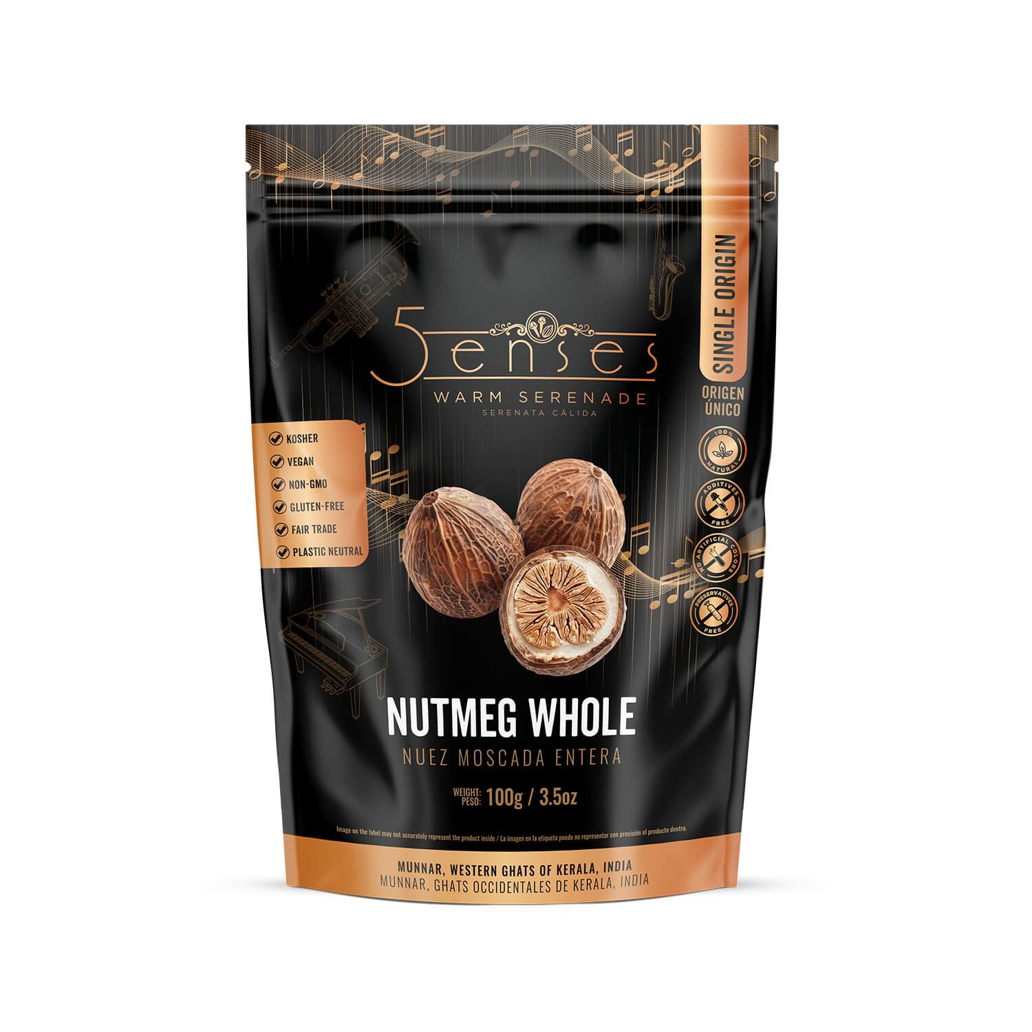 Whole Nutmeg – Warm & Aromatic Spice | 5Senses