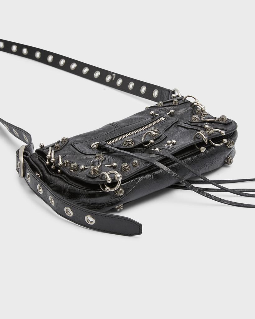 Balenciaga Men's Le Cagole Men XS Flap Bag With Piercing
