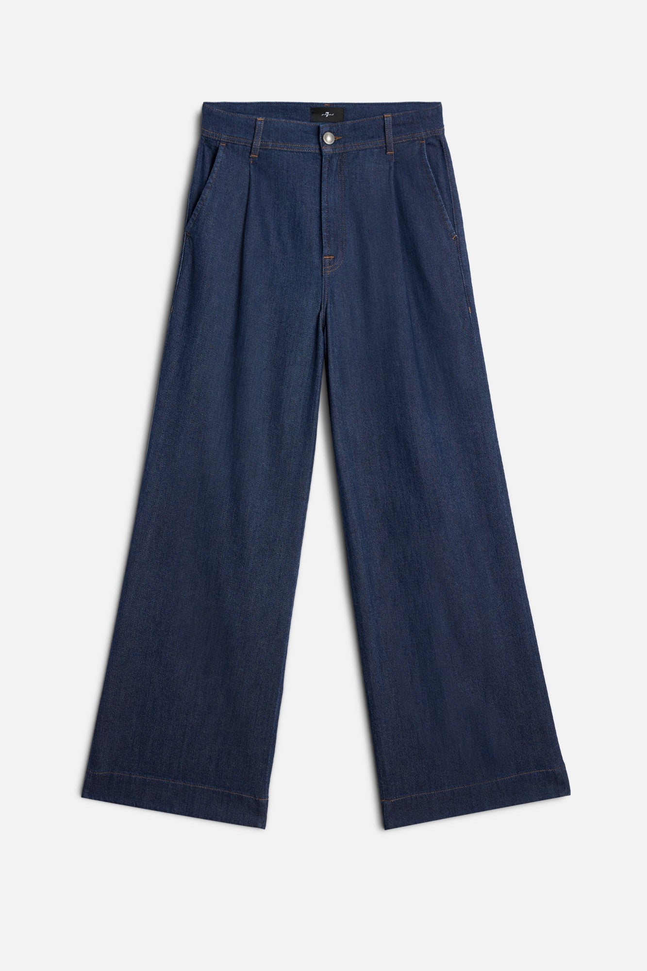 Weightless Pleated Denim Trouser in Halona | 7 For All Mankind