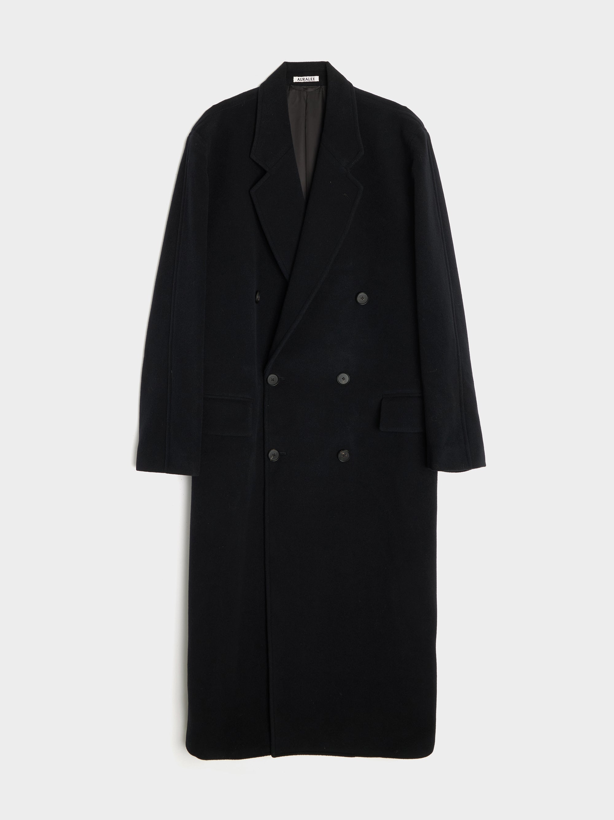 Super Fine Wool Mosser Chesterfield Coat | Auralee | 7017 REIGN
