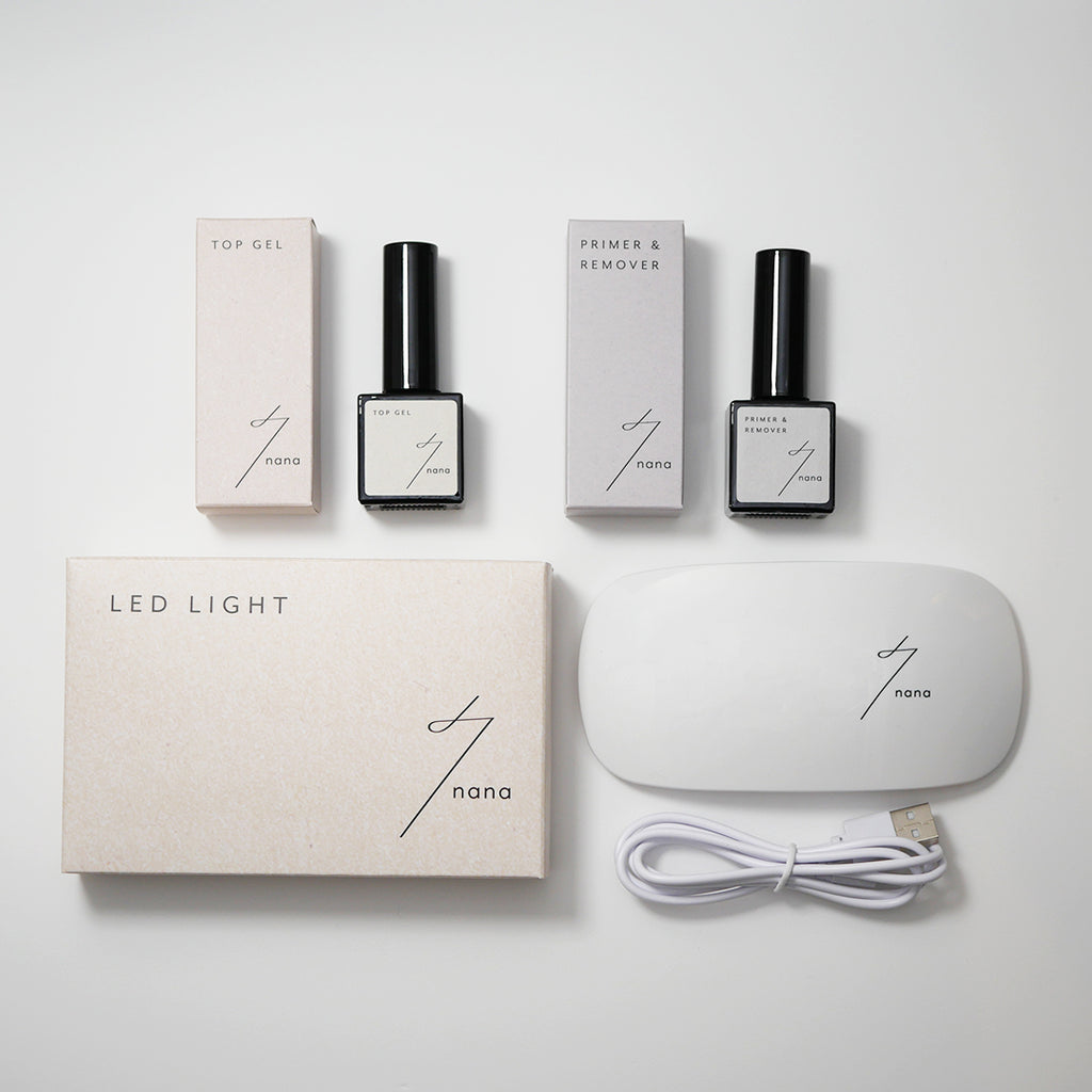 スターターキット3点セット | 貼るだけジェルネイルシール– 7nana