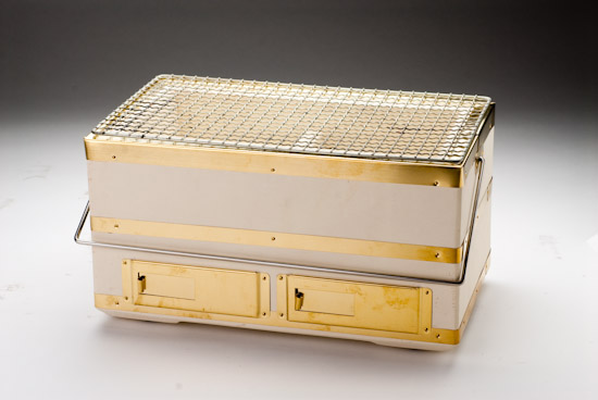 切出し長角七輪30号 2～4人用 網付 | 能登の七輪の里 珪藻土七輪を