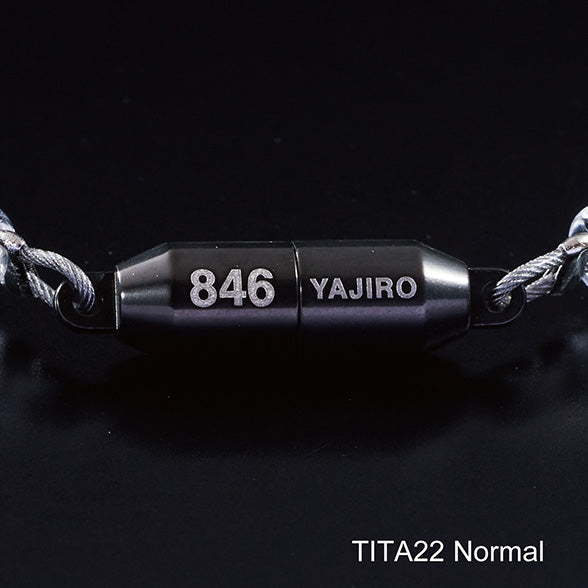 スポーツネックレス〕4シリーズ ネックレス TITA22 Normal【BLACK
