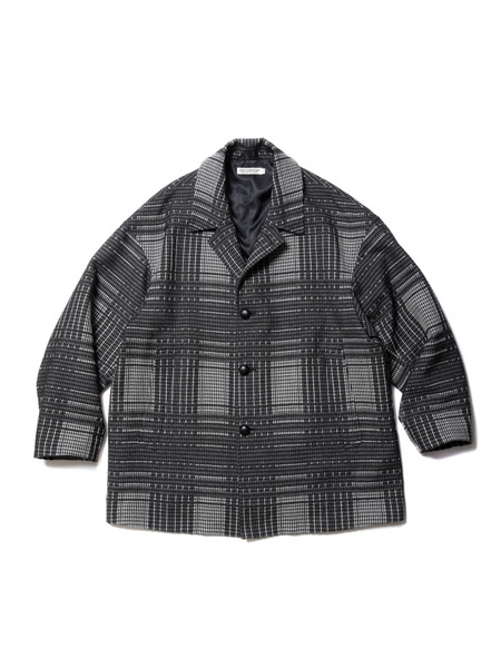 COOTIE PRODUCTIONS / Jacquard Check Wool Short Chester Coat 通販