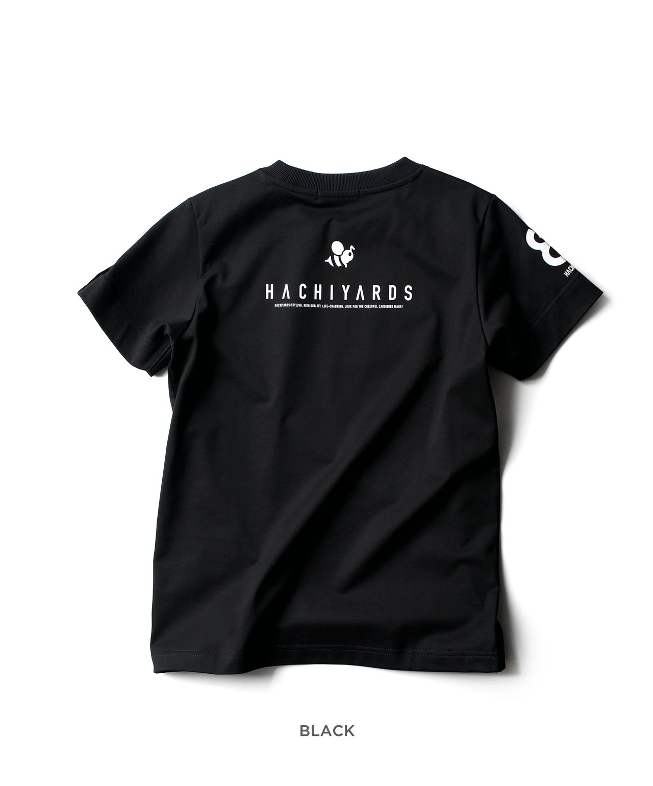 ハチヤーズHACHIYARDS ブラックポロシャツ 8YARDS 8YARDS | NUEVA