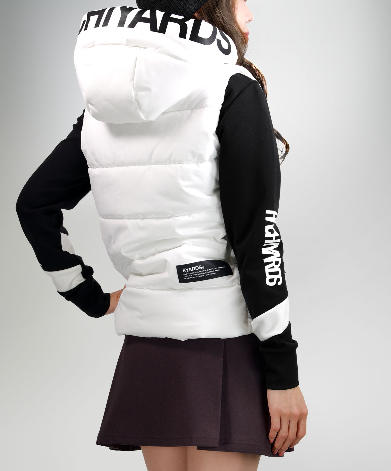8YARDS / Women's BIG HOODIE VEST