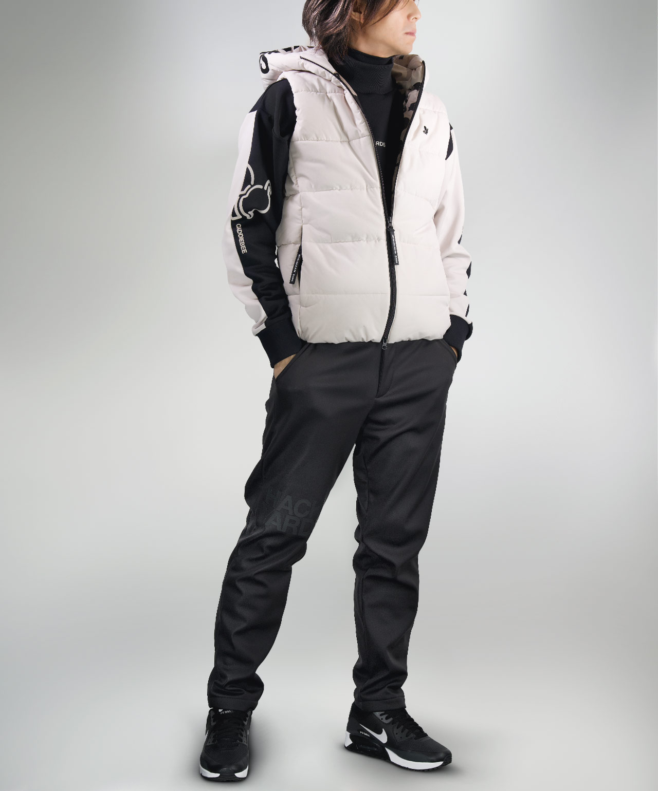 8YARDS / Men's BIG HOODIE VEST