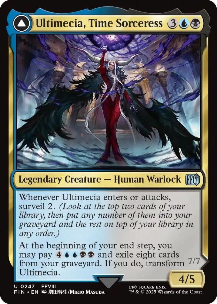 MTG FFコラボ 魔女の予見 (否定の力) 未開封】魔女の予見/否定の力 MTG