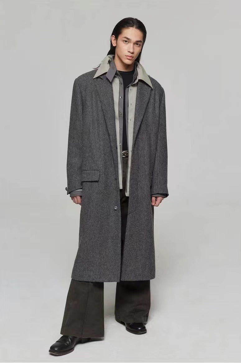 Simple Project Chester Woolen Coat – 96Dragon Studio