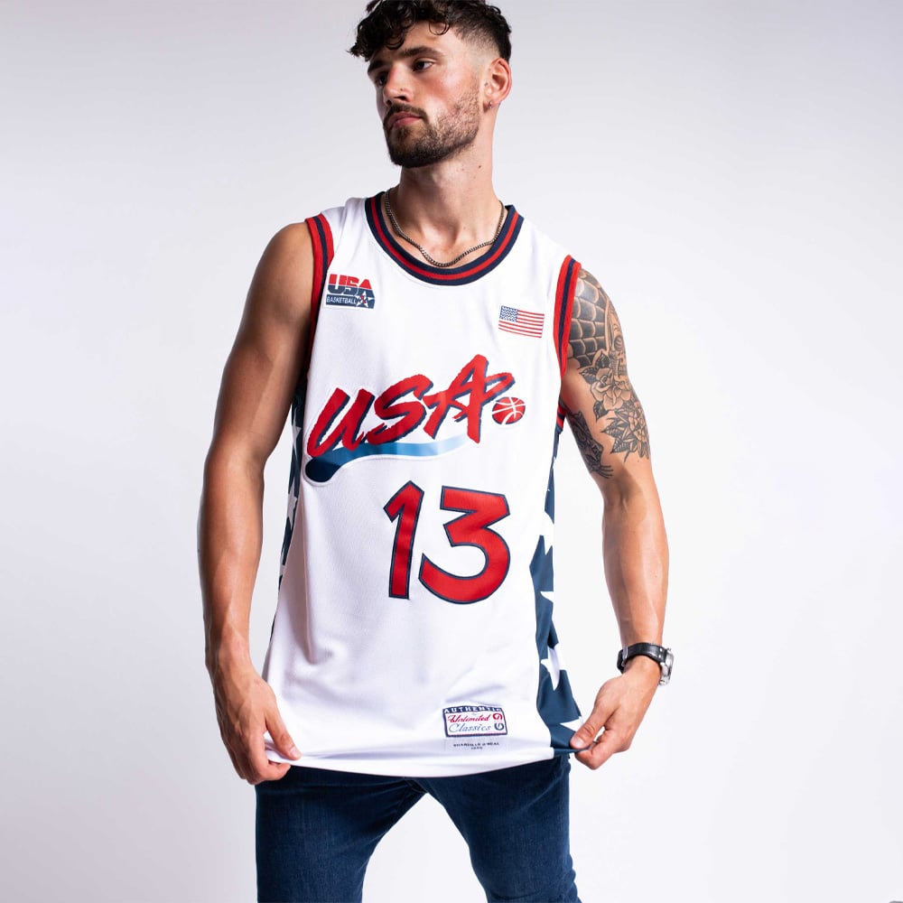 Shaq O'Neal #13 USA Dream Team Basketball Jersey - 99Jersey