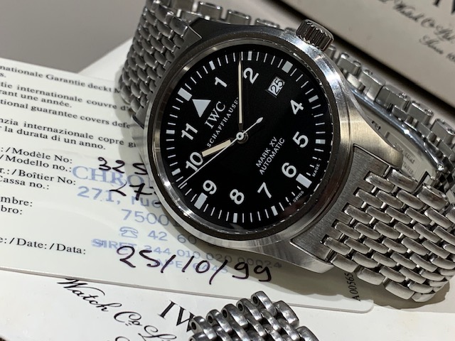 初期11連ブレス！ IWC マーク15 IW325302 大阪 心斎橋 - QUARK SALON