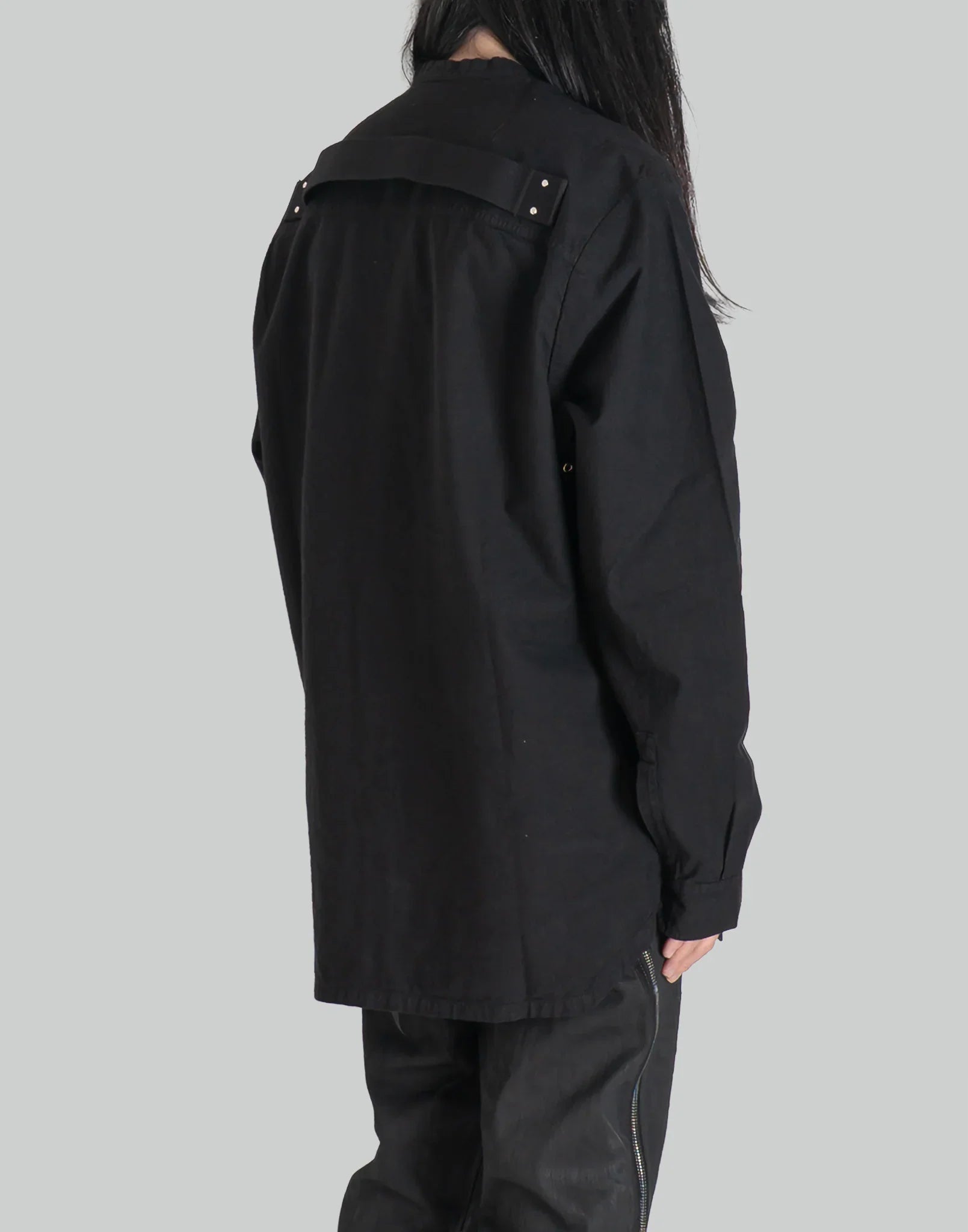 Rick Owens Drkshdw LS LARRY JUMBO FOGPOCKET SHIRT – 082plus