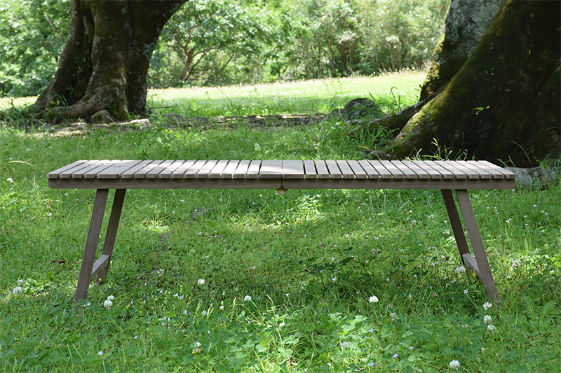 受注生産】2つ折りウォールナットテーブル KUROSON370Fの通販｜【196