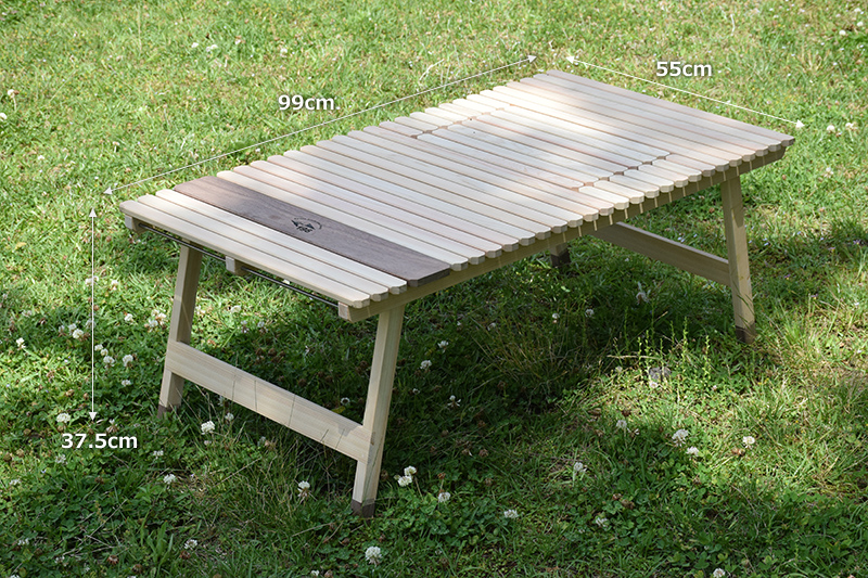 受注生産】バーナーテーブル KUROSON370Bの通販｜【196】ひのき・木製