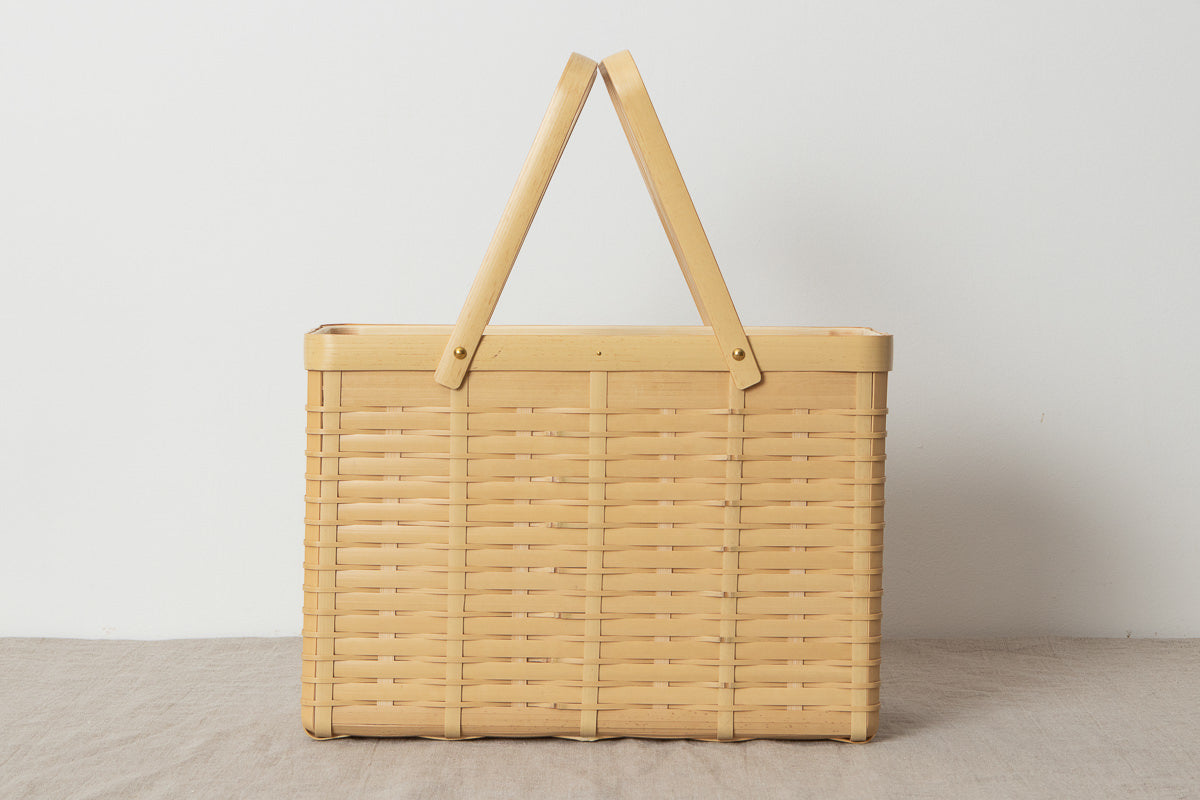 白竹の手つきかご 収納や買い物に – 市川籠店 | 1basketry