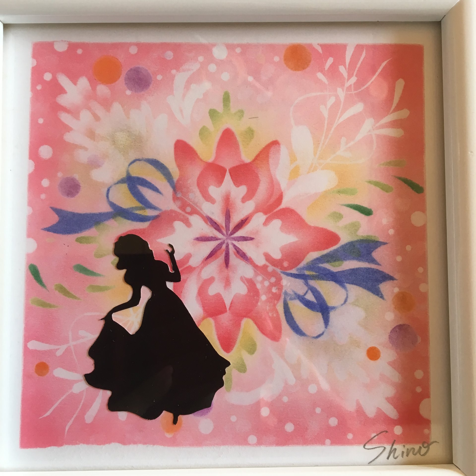 守護天使パステル画[原画]最終値下げ 守護天使パステル画[原画]最終