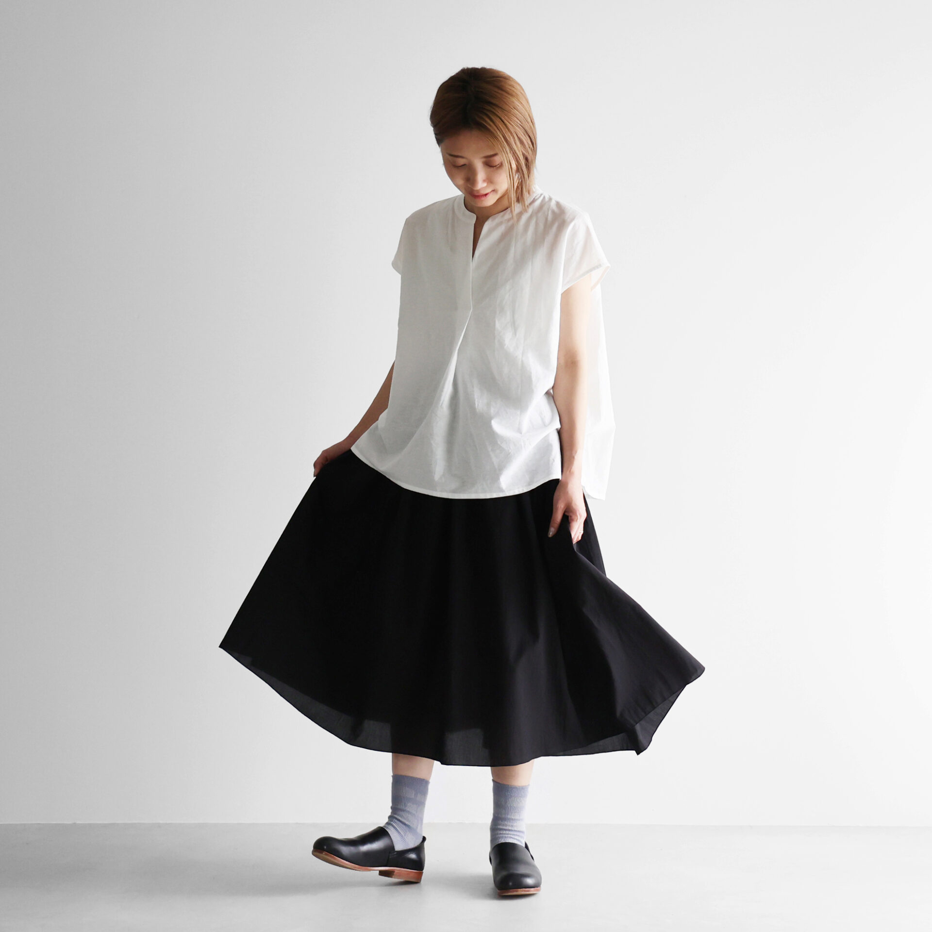ゆるふわコットンスカート U401をリリースしました／ – HUIS | 遠州織物