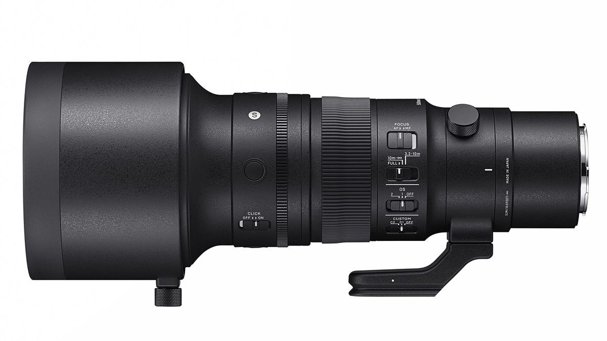 Sigma announces 500mm F5.6 DG DN OS super-telephoto for E- and L