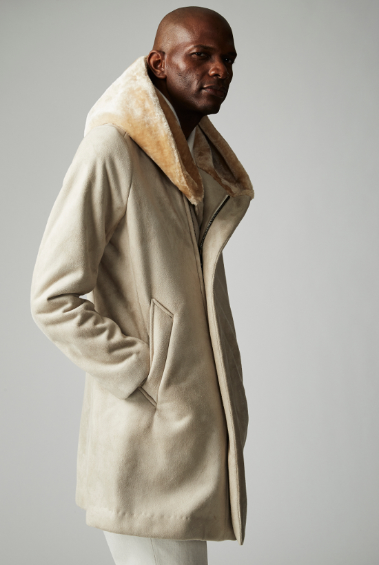 WRAP HOOD [ ECO MOUTON ] | 1piu1uguale3 Osaka - ウノピゥウノウ