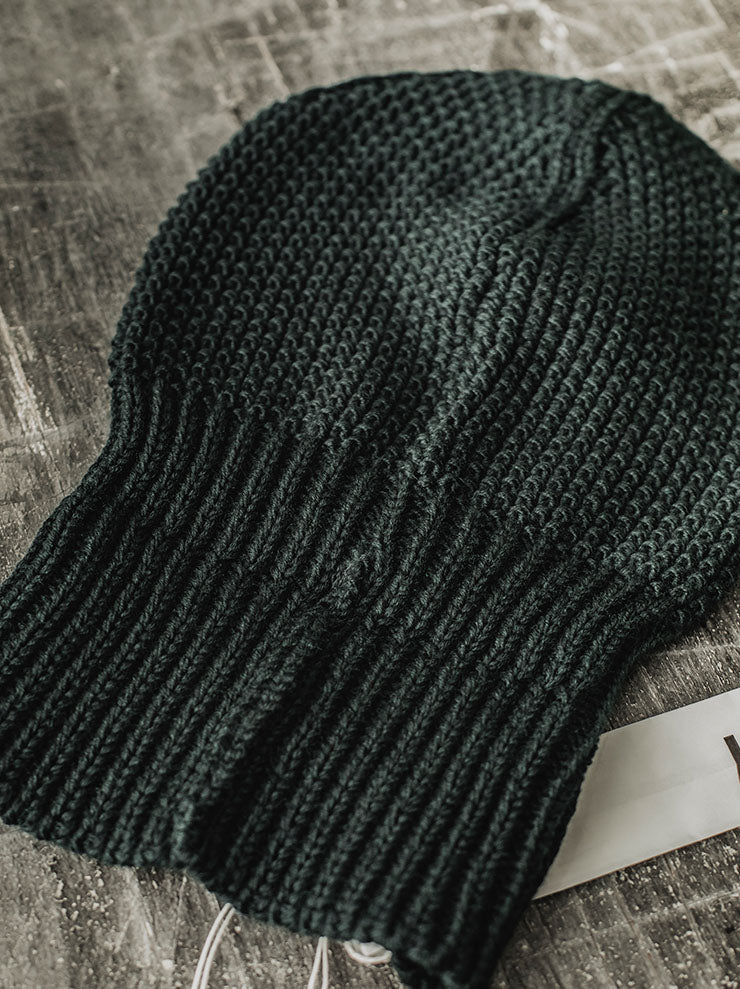 CASEY CASEYUNISEX モスステッチニットキャップ / GREEN