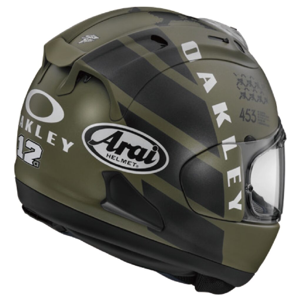 新グラフィック【ARAI RX-7X MAVERICK OAKLEY】を2025年1月上旬に発売