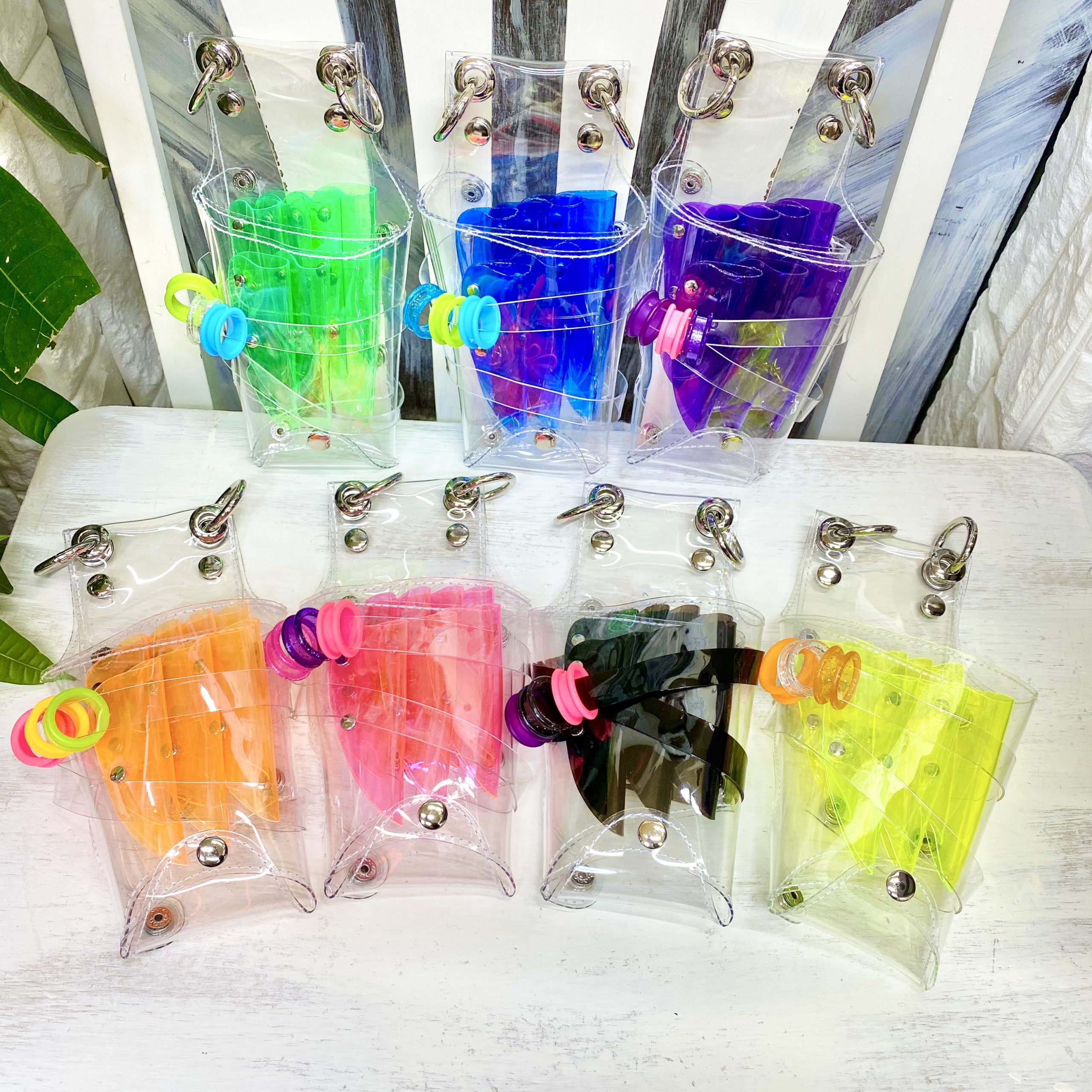 洗えるシザーバッグ ダイヤシリーズ スケルトンタイプ7丁 | 333 Dog