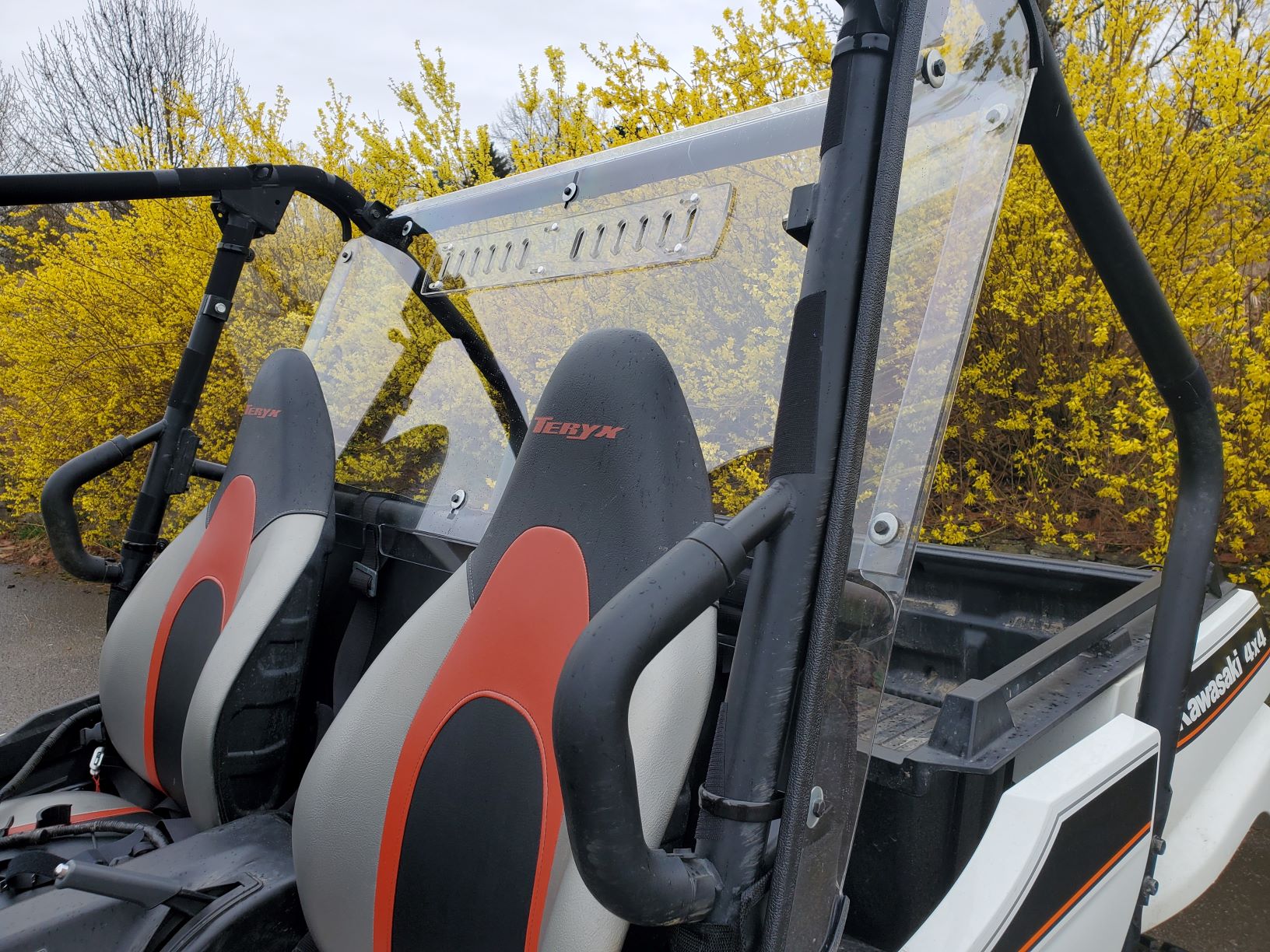 Kawasaki Teryx 800 - Lexan Back Panel with Vent and Soft Lower