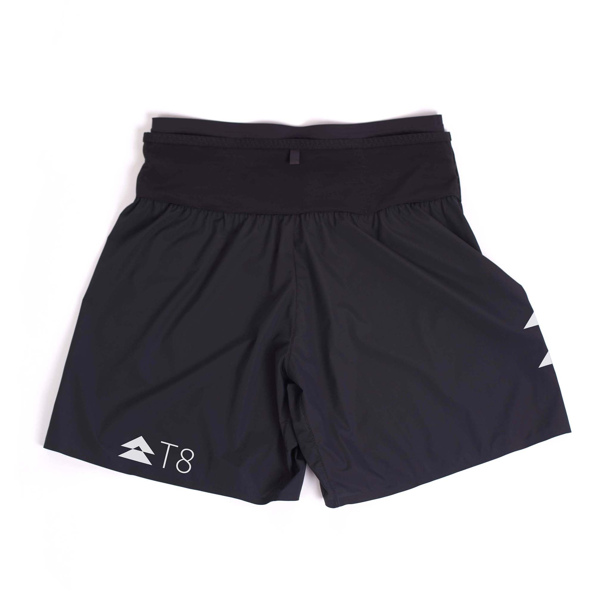 T8 Men's Sherpa Shorts with Integrated Running Belt