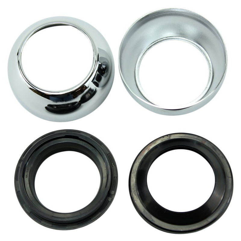 39mm Chrome Fork Boots and Seals for Sportster Models – TC Bros