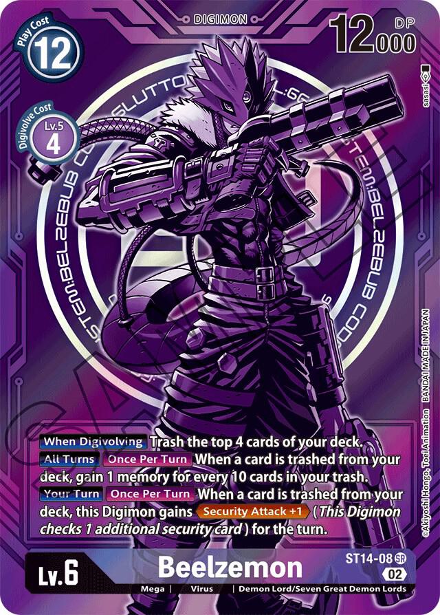 Beelzemon - ST14-08 (Alternate Art) - Starter Deck 14: Beelzemon