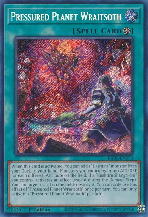 Pressured Planet Wraitsoth (Secret Rare) - 25th Anniversary Rarity
